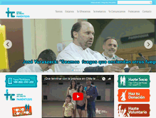 Tablet Screenshot of fundacionparentesis.cl